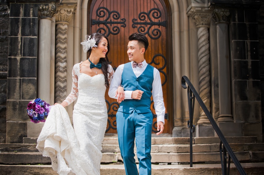 chinese bride and groom wedding photos university of toronto